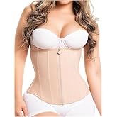 Salome 315-1 Women Colombian Zipper Body Sculptor Waist Trainer Cincher Trimmer