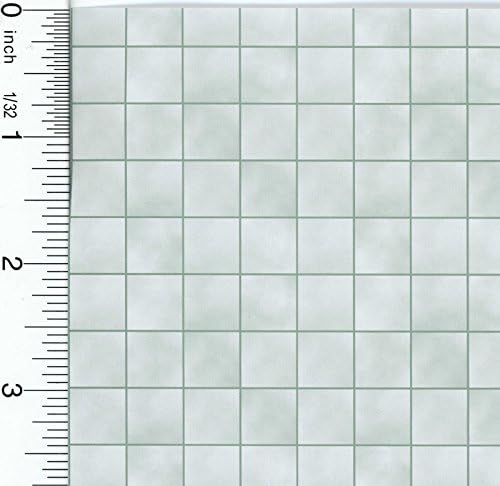 Jackson Miniatures Dollhouse Floor Paper Green Marble Tile