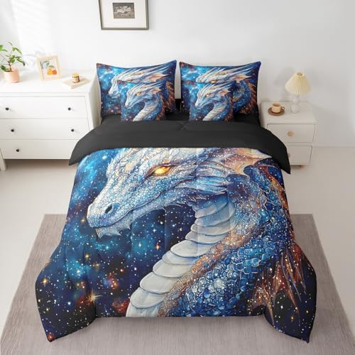 Feelyou 7 Piece Dragon Comforter Set