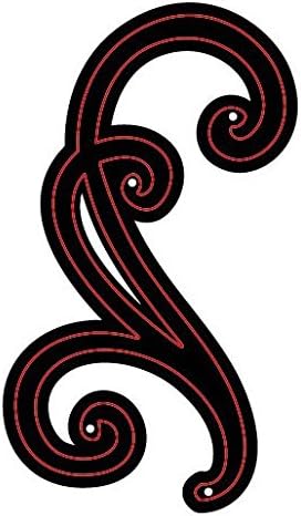 Darice 2014-64 Embossing Essentials Die, Swirl Small