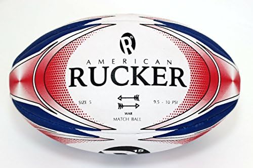 American Rucker Match Rugby Ball Size 5 - Official