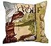 Vintage Golf Golfing Tapestry Toss Pillow USA Made