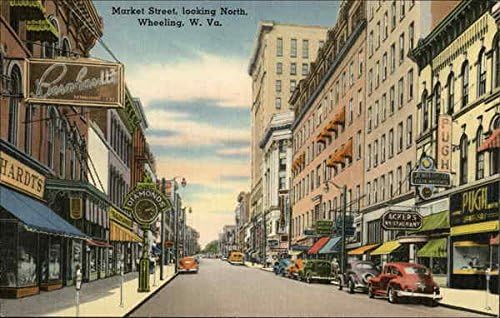 Market Street Looking North Wheeling West Virginia Wv Original Vintage Postcard At Amazon S Entertainment Collectibles Store