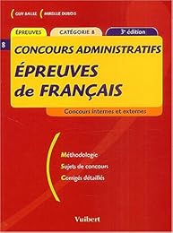 Concours administratifs épreuves de français