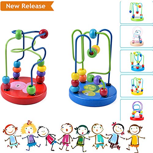 baby wooden bead maze