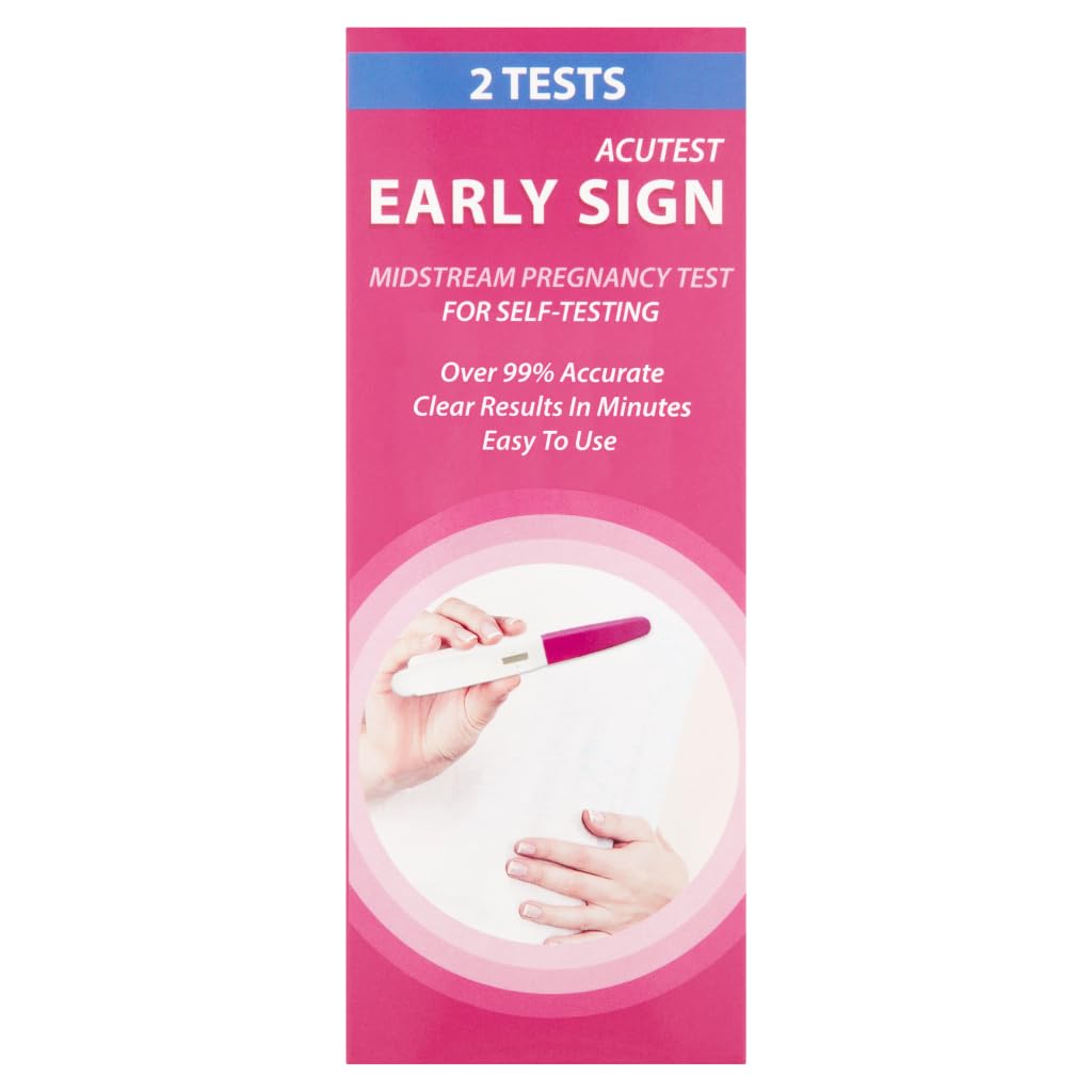 Early Sign Midstream Pregnancy Test, Pack of 2