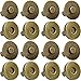 Onwon 20 Set Magnetic Snaps for Purse Magnetic Bag Fastener Clasp Magnetic Button Replacement Kit Perfect for Purse, Bag, Clothes, Leather (Antique Brass 14mm)
