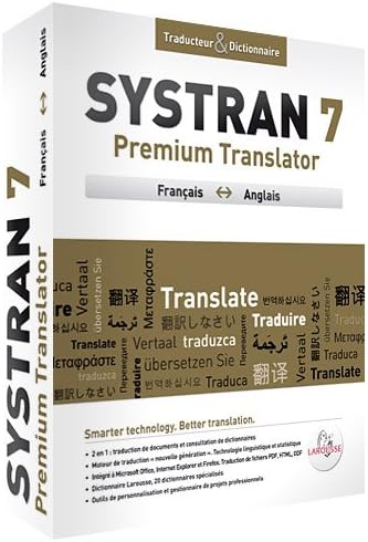Systran 7 Premium Translator Anglais Francais Anglais Amazon Fr Logiciels