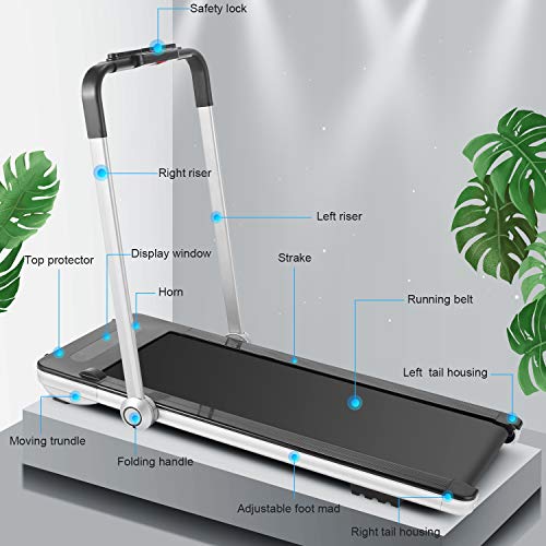 Treadmill,Under Desk Folding Treadmills for Home,2in1 Running