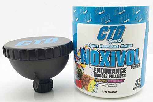 Free Funnel Promo. Nitric Oxide Powder, Powerful Muscle Building NO Booster Supplement with L-Arginine for Muscle Growth, Pumps and Energy. Noxivol 45 Servings Pineapple Strawberry Flavor.
