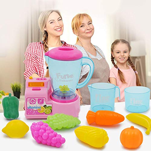 sympuk Kinder Mixer Standmixer Für Spielküche Mit Funktion Und Sound, Küchenspielzeug Kinder Pädagogisches Lernen… – Bild 8