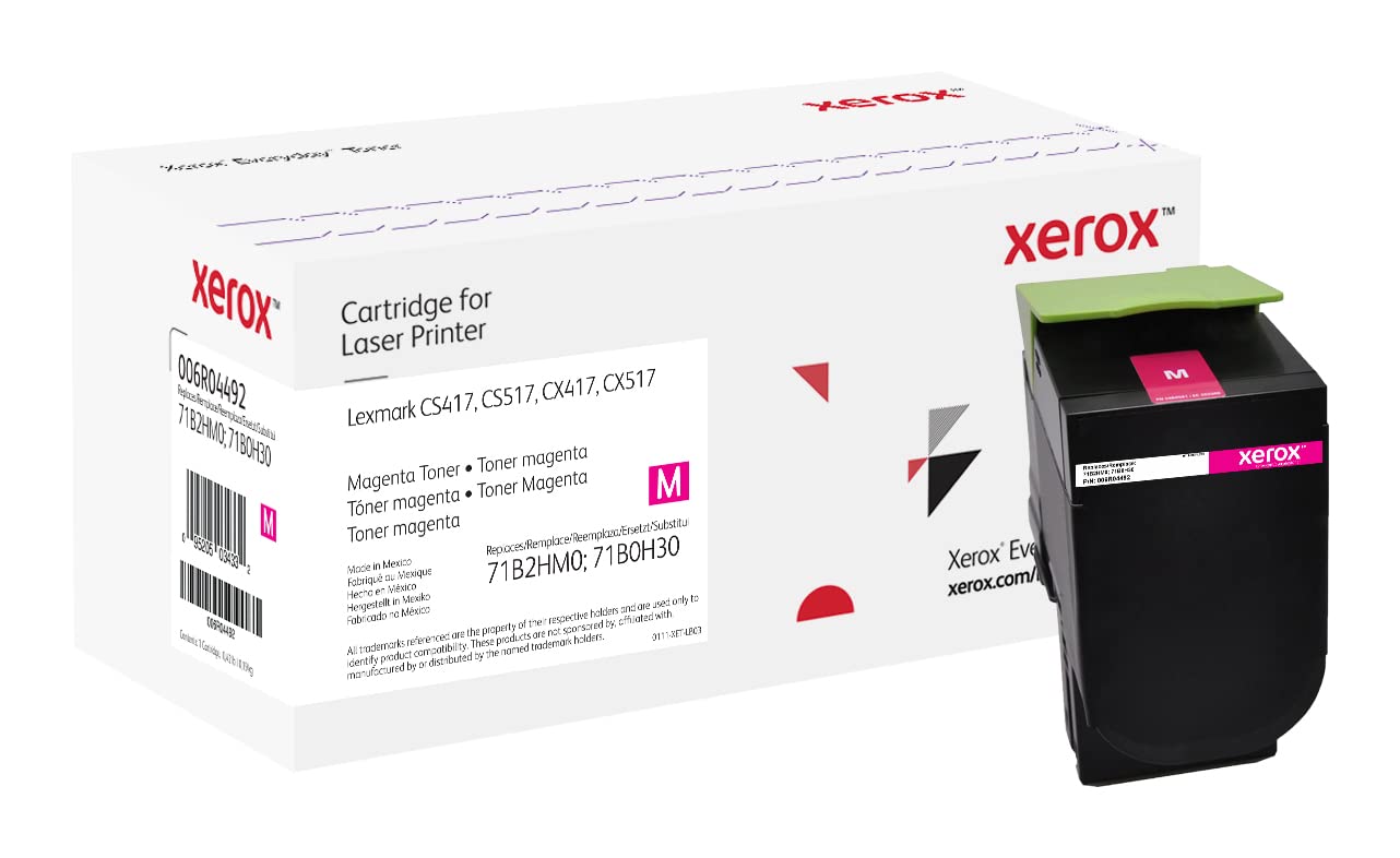 Everyday by Xerox Magenta Toner compatible with Lexmark 71B2HM0/71B0H30, High Capacity