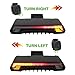 LOPOO Tail Light for Smart Bike Turning Signal X5 Wireless Remote Control High Intensity LED Laser Light Ultra Bright Bike Light 85 Lumens USB Rechargeable Rear Light