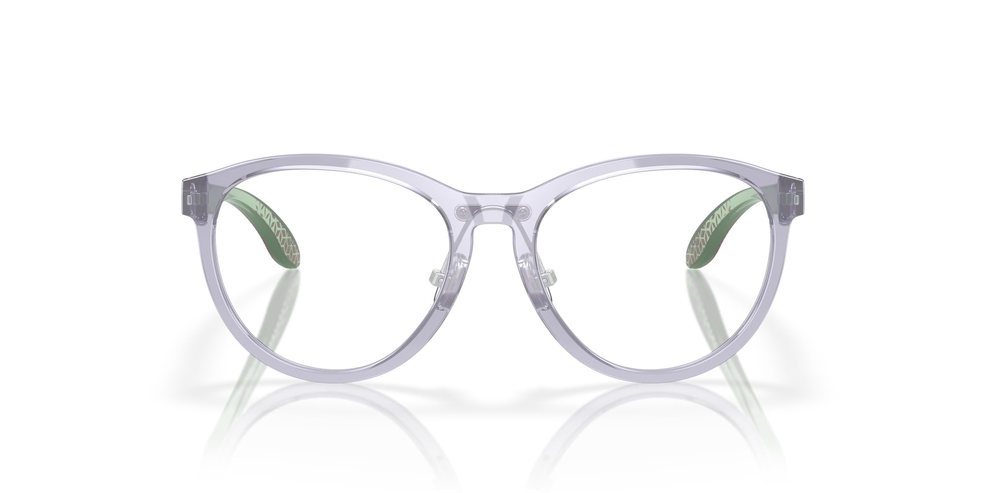 Photo 1 of Oakley Youth OY8027D Aglow Prescription Eyewear Frames, Polished Transparent Lilac/Demo Lens, 51 mm