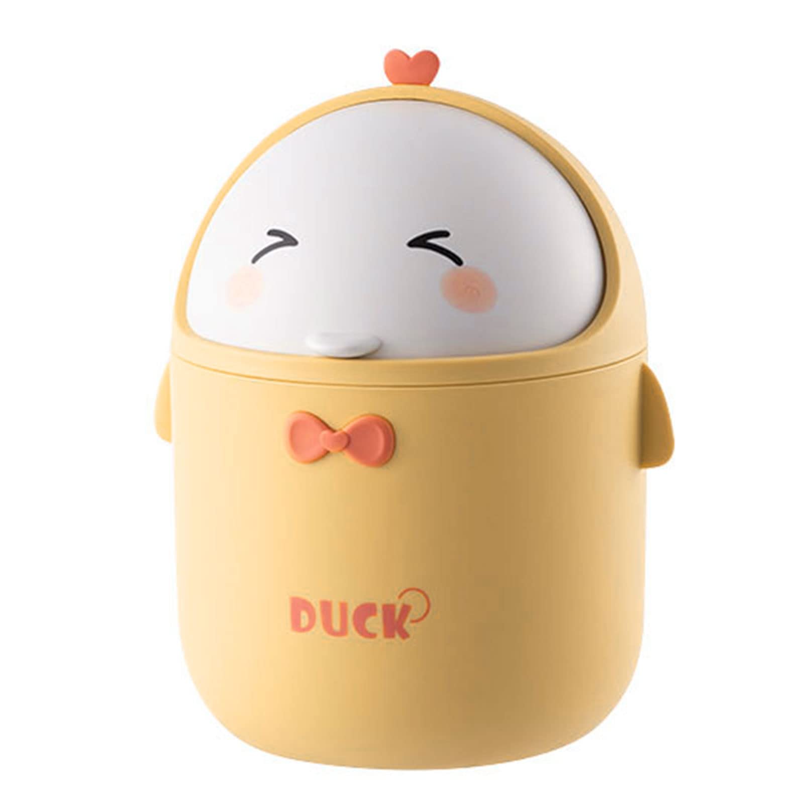 Greyoe Desk Bin, Mini Bin, Small Bin, Kitchen Bin Bedroom Bin Desktop Trash Can Small Desktop Trash Can Bathroom Trash Can Bathroom Kitchen Portable Cute Cartoon Style Trash Can