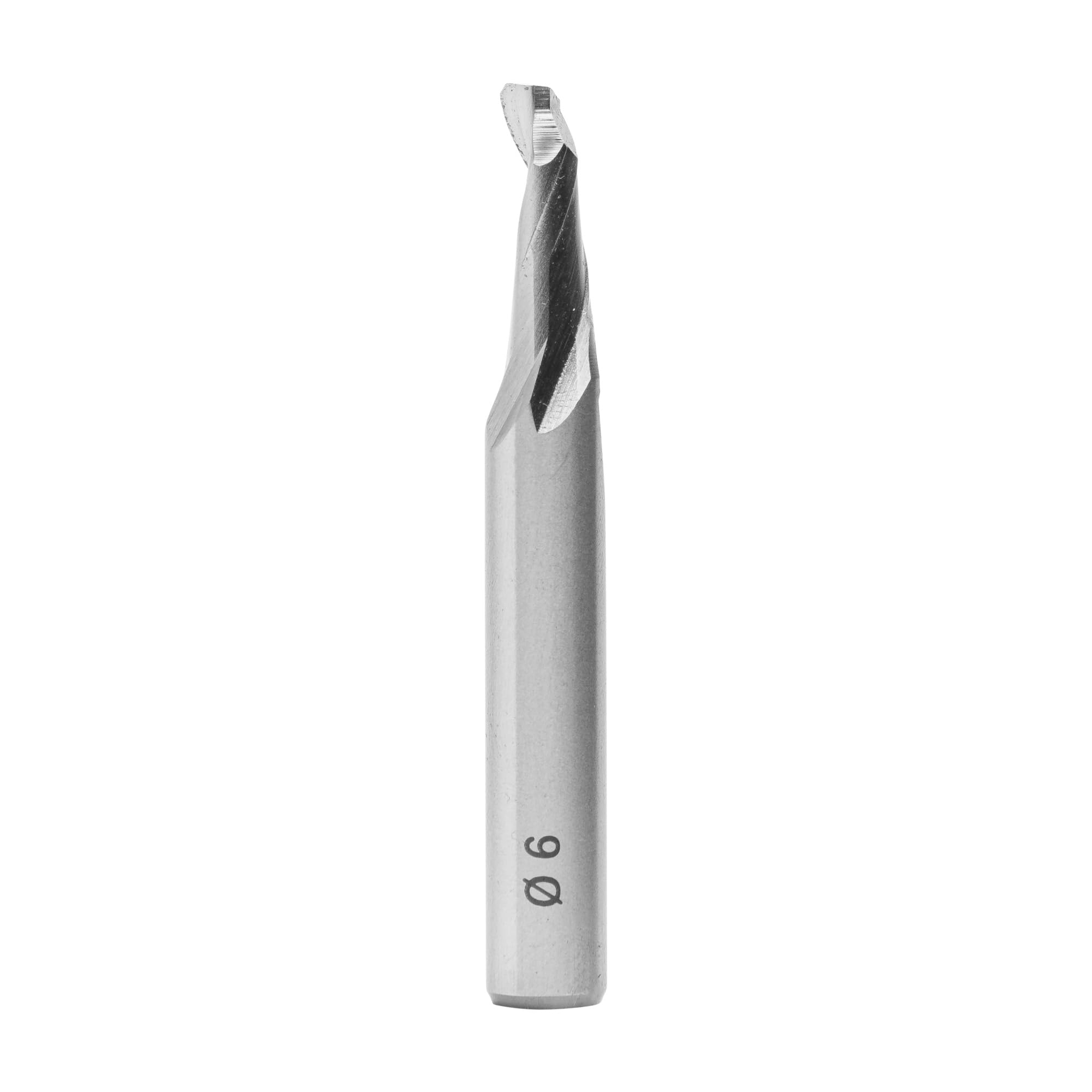 ENT 30004 Helical Aluminium and PVC Cutter HS Shank (S) 8 mm, Diameter (D) 6 mm, NL 14 mm, Z1, GL 60 mm
