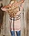 Akery Women's 3/4 Sleeve Casual Plaid Shirt Blouse Tops,Pink,Medium