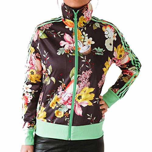 adidas track top floral
