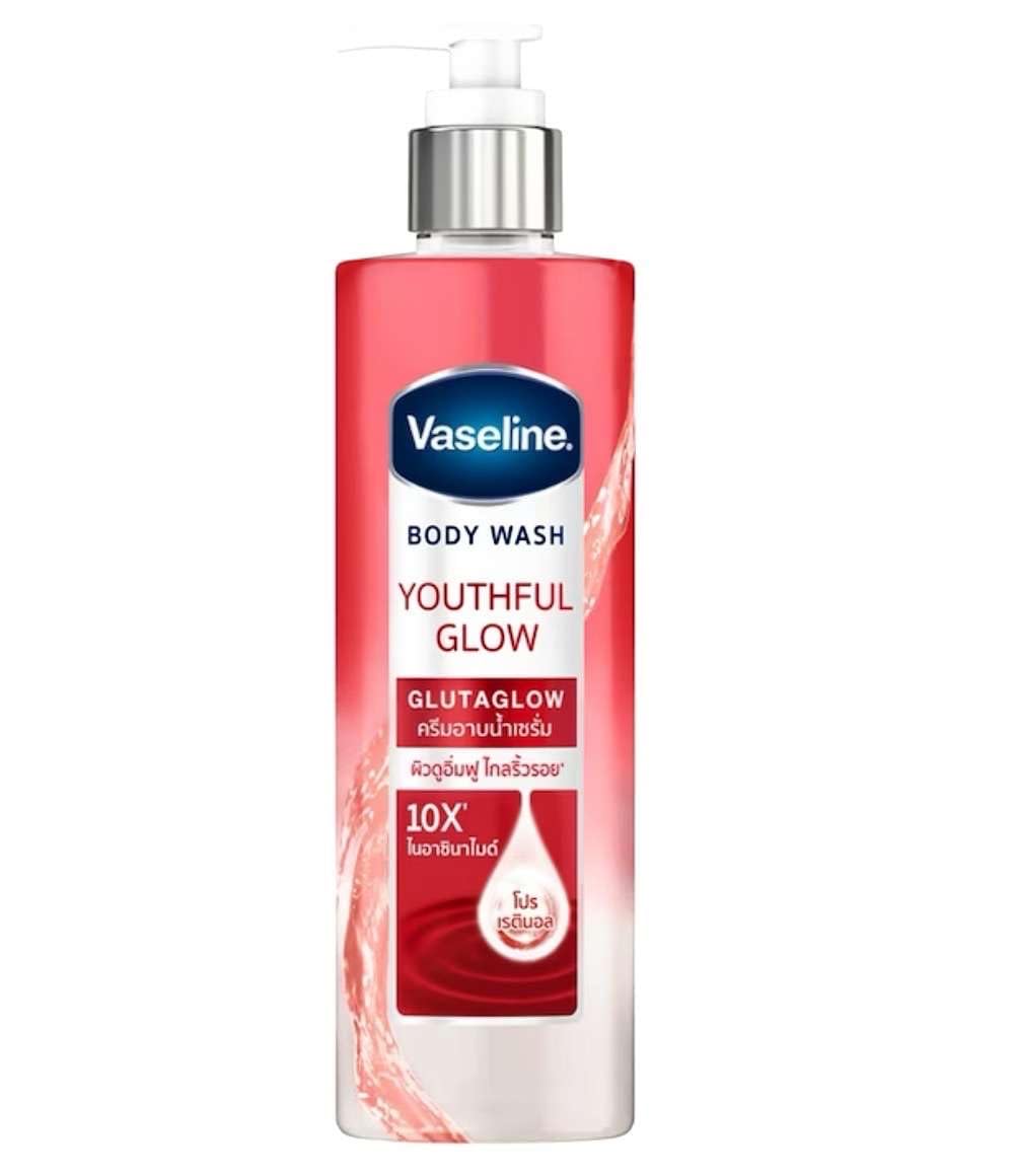 Vaseline Body Wash Youthful Glow Glutaglow, 425 ml, Niacinamide, Glutathione, Jasmine Fragrance