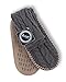 Pembrook Ladies Tall Cable Knit Slipper Socks – Memory Foam + Non-Skid Sole - Gray - Medium (7-8) – Faux Suede Sole - Great Plush Slip On House Slippers for Adults, Women, Girls