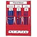 Learning Resources Counting & Place Value Pocket Chart, Enliven Lessons, Heavy-Duty Chart, Classroom Accessories, Teaching Aids, 224 Pieces