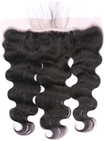 IMBeauty Hair 8A Body Wave 13x4 Lace Frontal Closure Human Hair Extensions Free Part Ear to Ear Lace Frontal with Baby Hair for Black Women Bleached Knots