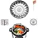 [IP BUNDLE] Vegetable Steamer Basket For Instant Pot Accessories - 100% Stainless Steel Folding Steamer Insert With Sealing Ring For 6qt Instant Pot/Safety Hook / 42 Healthy Recipes
