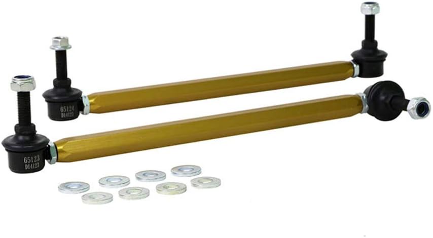Whiteline KLC169 Stabiliser Bar - Link compatible with Ford USA Mustang Cabrio/Coupé/Hyundai i30 GD/CW/Veloster FS/Kia Cerato/Suzuki Kizashi FR 2004-2017,Black