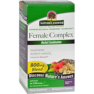 Nature’s Answer Female Complex Herbal Combination – 800mg – 90 Vegetarian Capsules