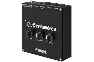 TOPPING HYNOTONE CabScreamer60 60W Power Amp Pedal with Presence & Resonance Controls, Balanced Line Out, DC 9V Output, PD Power Input, Line Out for Live & Recording