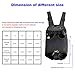 GEEPET Legs Out Front-Facing Dog Carrier Hands-Free Adjustable Pet Backpack Carrier for Walking Hiking Bike and Motorcycle (Medium)