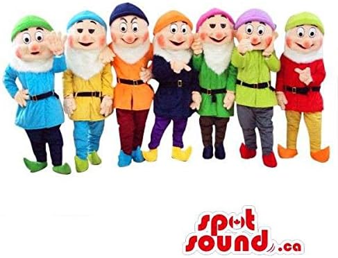 SPOTSOUND Snow White and The Seven Dwarfs Mascot USS in Varied Gear