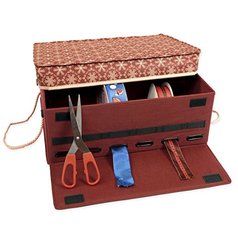 Santa's Bags Decorated Ribbon Dispenser and Storage Box