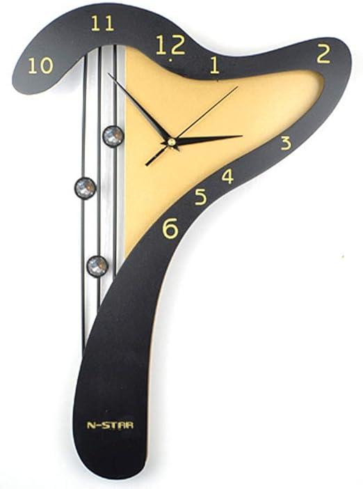 Zjwz Reloj De Pared Numero Arabigo 7 Palabras Decoracion De La