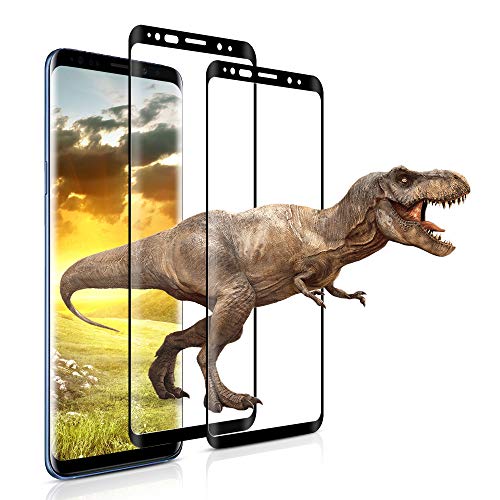 mixigoo 2 Pièces Verre Trempé pour Samsung Galaxy S9, Couverture Complète Film Protection écran Galaxy S9 avec Cadre d\'Alignement Anti-Rayures sans Bulles Protecteur D\'écran pour Samsung Galaxy S9