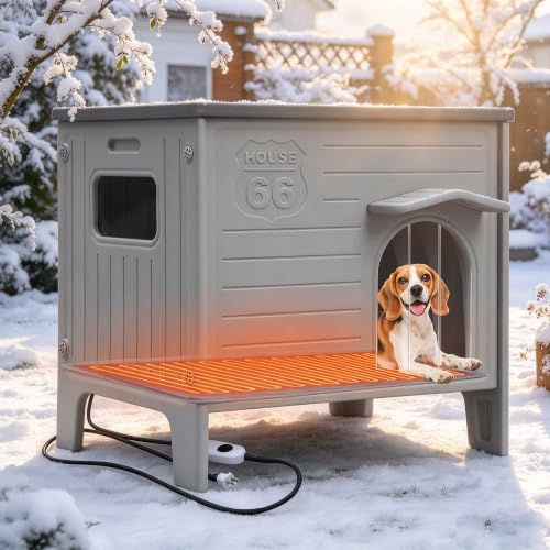 Rockever Heated Dog House