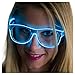 Neon Nightlife Blue Frame/Clear Lens Light Up Glasses