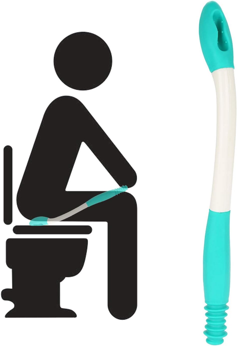 Mavis Laven Toilet Aids Tools Self Assist Toilet Aid Long Reach Comfort Wipe Extends Your Reach Over 15" Ideal Daily Living Bathroom Aid: Health & Personal Care
