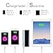 Imneed 10000mAh Most Compact Portable Charger Backup Power Bank for iPhone Samsung Galaxy Smartphones Tablets(Black)