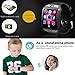 TOPEPOP Bluetooth Smart Watch with Camera SIM Card Slot Pedometer Fitness Tracker Wristwatch Men Women Boys Smartwatch Compatible with Android Smart Phones Samsung Galaxy LG HTC Huawei Motorola Black