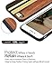 YFWOOD Compatible with iPhone 8 Case, iPhone 7 Case Wood with Unique Natural Real Wood Stripe Shockproof Drop Proof Slim Bumper Protective Cover for iPhone 7/iPhone 8 (Wood)