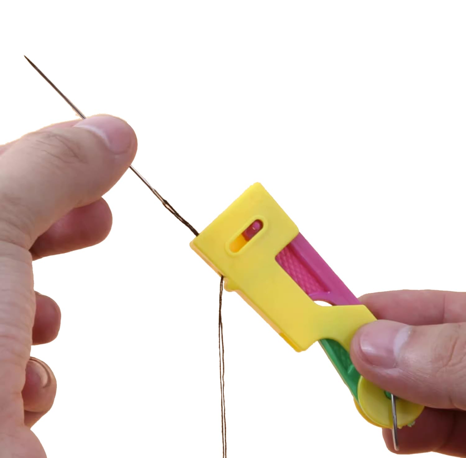 Photo 1 of 3-Pack Automatic Needle Threaders – Quick & Easy Sewing Machine Threading Tool | Durable Plastic Needle Threader for Effortless Hand & Machine Use (3)