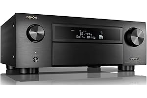 Denon AVR-X6700H 8K Ultra HD 11.2 Channel (140Watt X 11) AV Receiver - 3D Audio & Video with IMAX Enhanced, Built for Gaming,