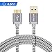 Samsung Galaxy S5 / Note 3 Charger Cable, Jelly Comb Nylon Braided USB 3.0 Micro-B Fast Speed Data Sync & Charging Cable for Galaxy S5, Note 3, Tab Pro 12.2, External Hard Drive (6.6ft / 1-Pack)