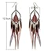 Women's Feather Earrings - Exotic Style Bohemian Style Earrings Big Earrings for Girls Women