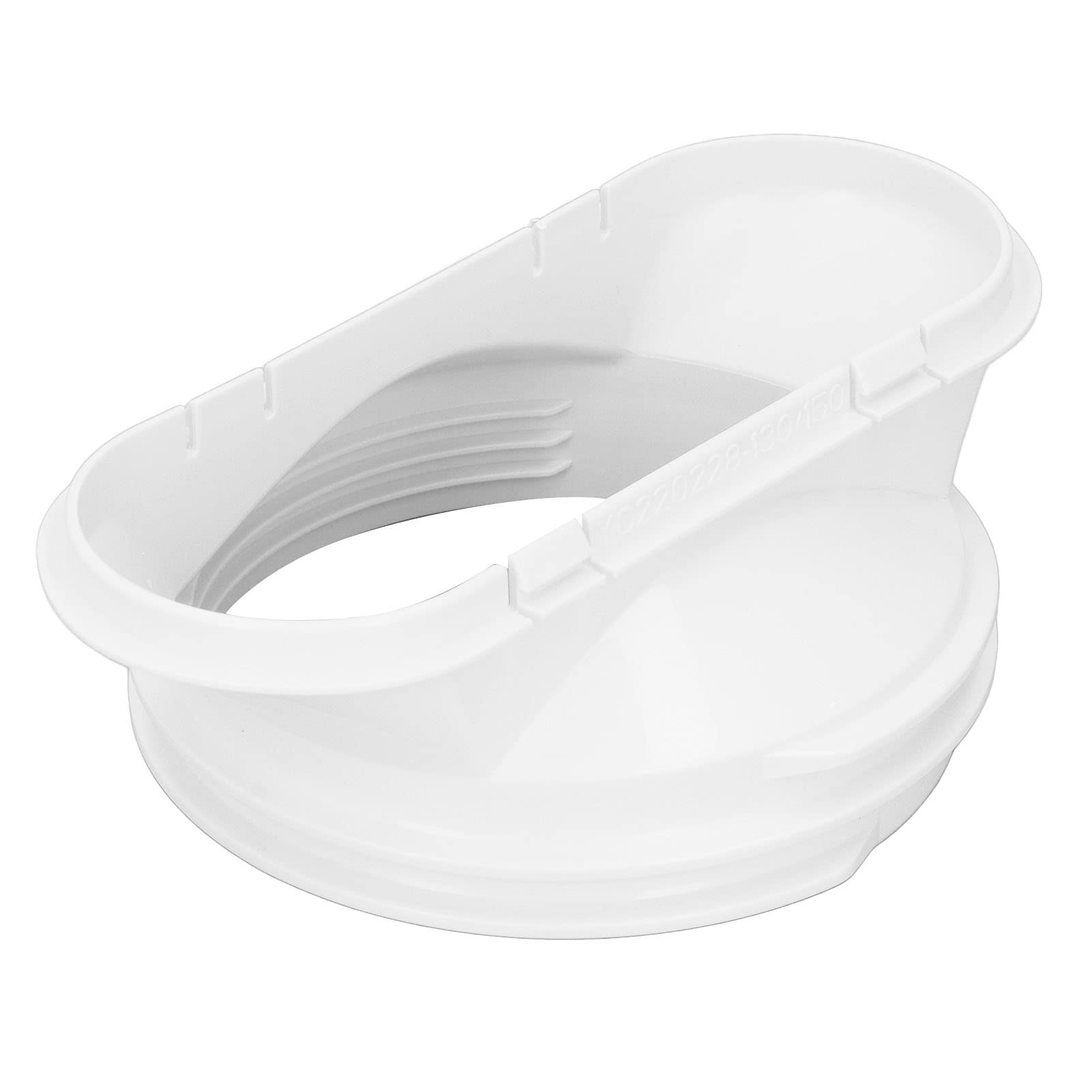 5.9/5 Air Conditioner Window Adapter, Portable Air Conditioner Exhaust Hose Coupler, Flat Mouth Exhaust Hose Connection Pipe Connector for Portable Air Conditioner Pipe Accessories