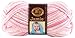 Lion Brand Yarn 881-200 Jamie Yarn, Pink Stripes
