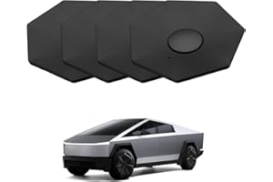 Motrobe 2024 Tesla Cybertruck Wheel Center Hub Caps Cover Full Coverage Wheel Decoration Hubcaps ABS Cybertruck Accessories Easy Installation(Set of 4)