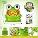 CPSYUB Bubble Machine, Premium Non-Toxic ABS & Automatic Durable Frog Bubble Blowers Toys Kids Parties & Pets, 580 Bubbles per Minute, Simple Easy to Use