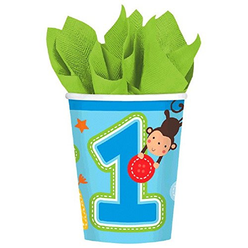 Amscan One Wild Boy 9 oz. Cups, Birthday